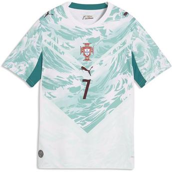 Kids Portugal Away Ronaldo 7 Shirt World Cup 2026