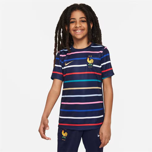 France Academy Pro Home Pre-Match Shirt 2024 Juniors